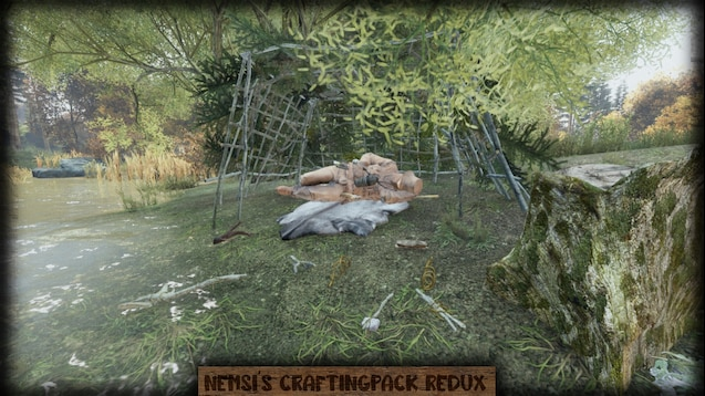 Nemsis Craftingpack bushcraft shelter