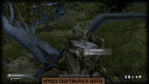 Nemsis Craftingpack hollow tree stump stash