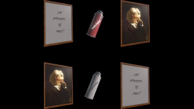 Wall painting / spray paint system